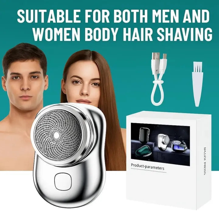 Rechargeable Mini Shaving Machine, Portable Mini Electric Shaver And Razor - Men