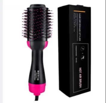 Hot Air Brush Multi-Function Hair Dryer Straightener Curler Comb One Step Professional Salon Hair Styler