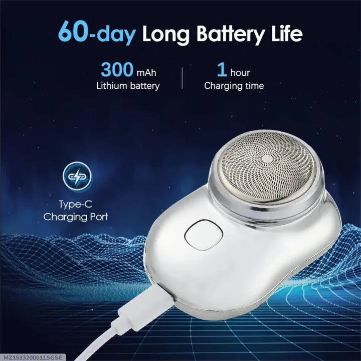 Rechargeable Mini Shaving Machine, Portable Mini Electric Shaver And Razor - Men