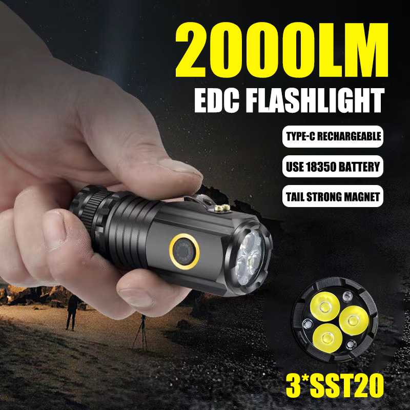 Rechargeable LED Mini Tactical Flashlight