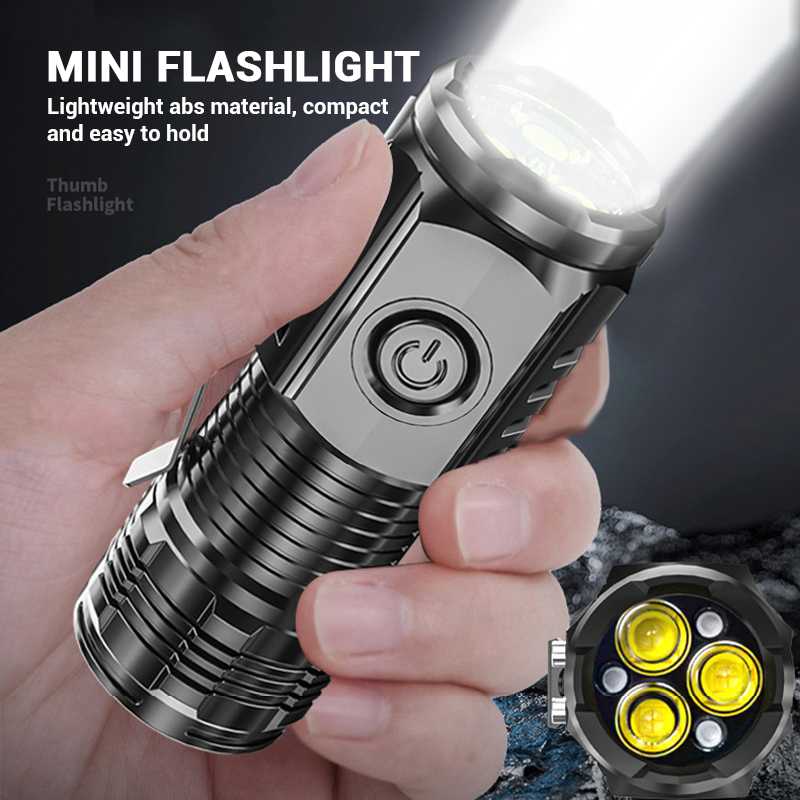 Rechargeable LED Mini Tactical Flashlight