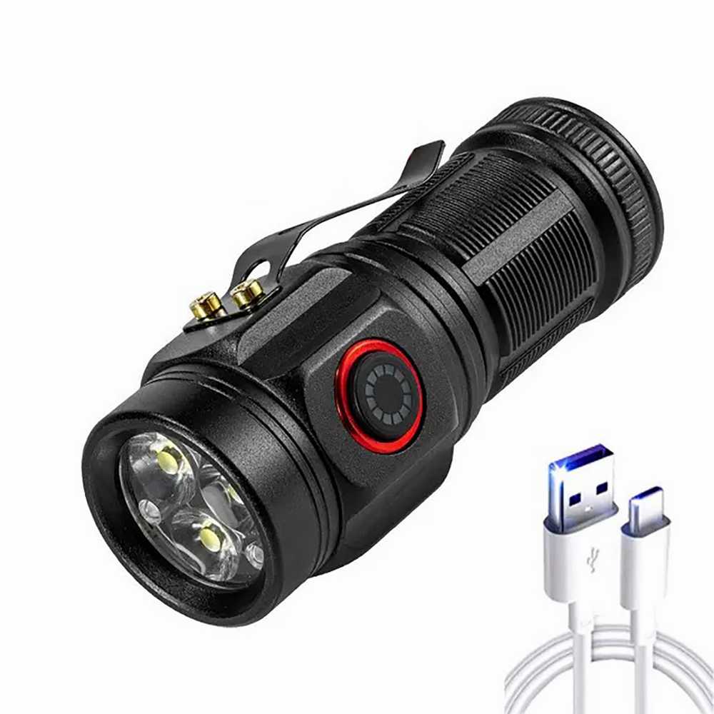 Rechargeable LED Mini Tactical Flashlight