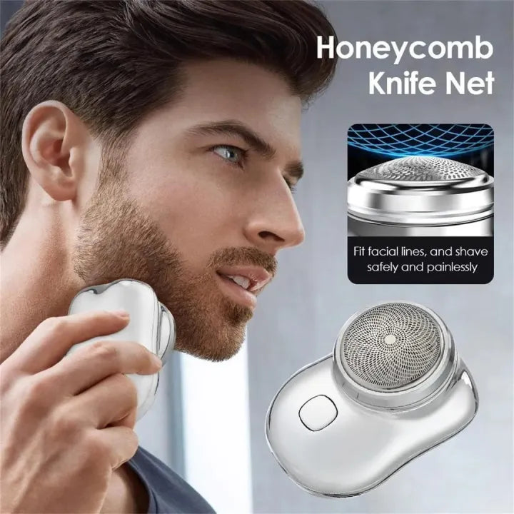 Rechargeable Mini Shaving Machine, Portable Mini Electric Shaver And Razor - Men