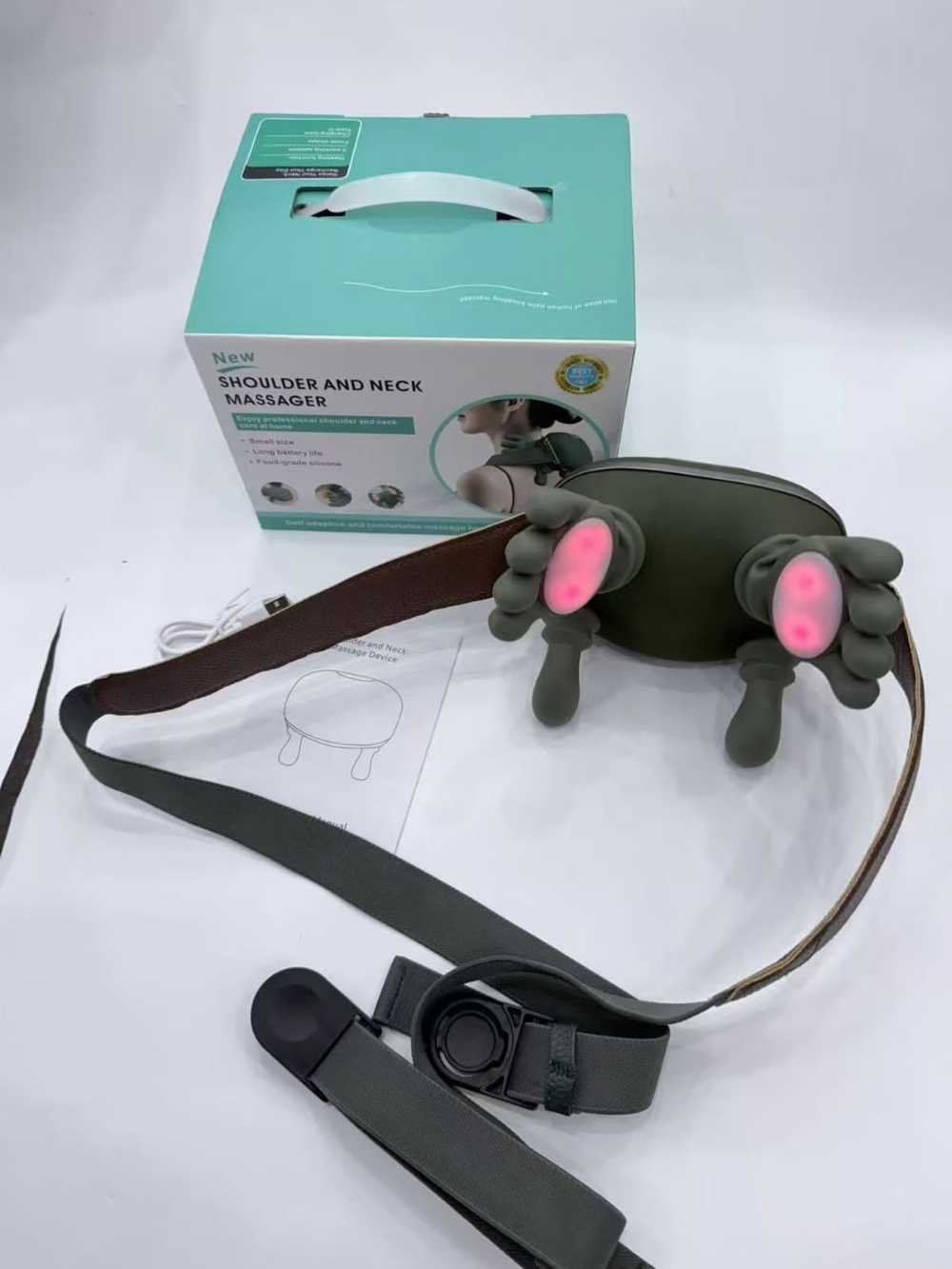 New Generation Bionic Finger Heated Siaasoo Shoulder and Neck Massager by Hand